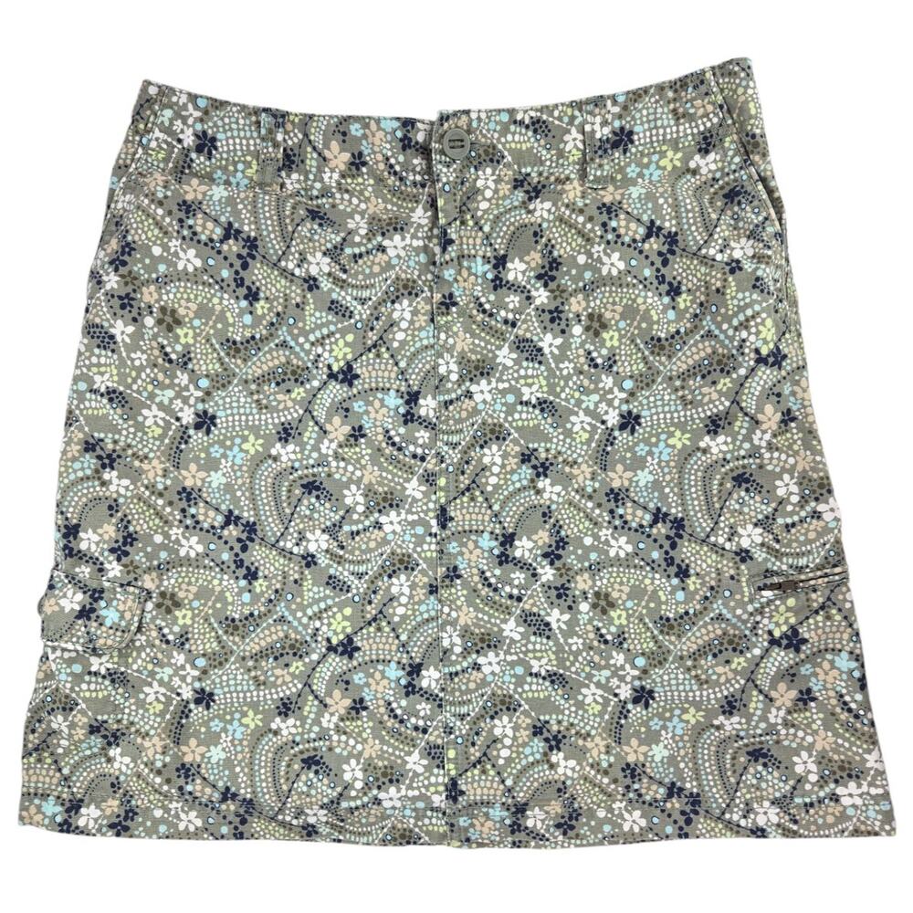 Eddie Bauer | Whimsical Flower Pattern Mini Skirt w/Pockets! | Size 10